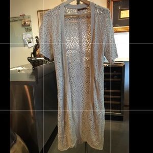 Long Crochet Cardigan